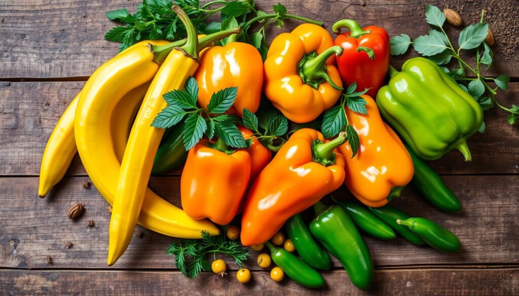 types of banana peppers